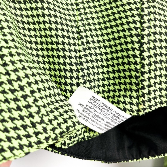 Zara Green and Black Checkered Crop Top - Picture 4 of 13